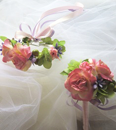 Wedding Accessory 花冠＆リストレット | ウェディング＆ギフト フラワーショップ la feuille(ラフィーユ)